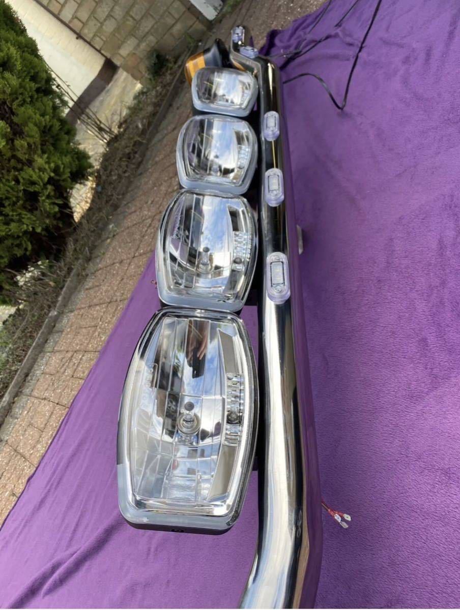  Super Great gla Pro Giga k on roof bar high bar led6 piece attaching foglamp bracket 6 piece attaching spa gray processing installation for 