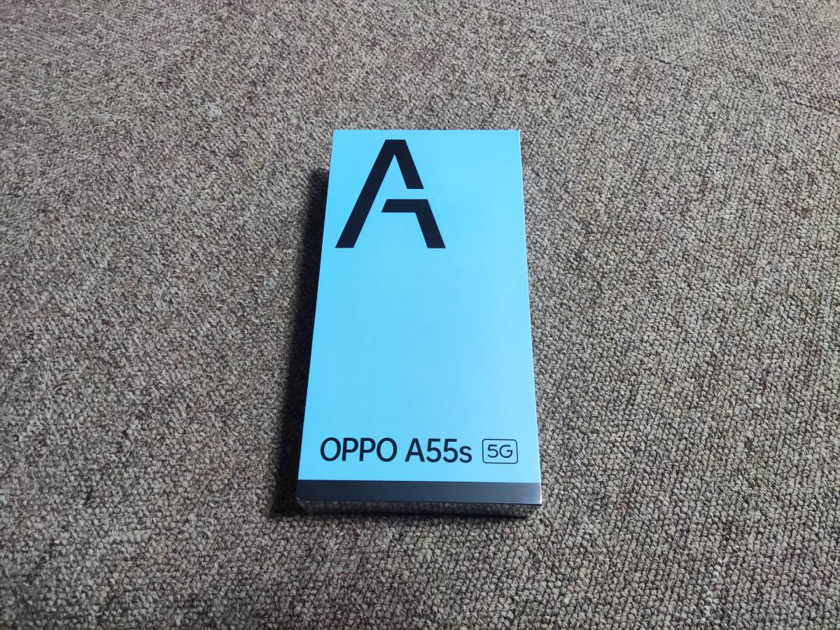 新品未開封 OPPO A55s 5G 6.5インチ 黒 SIMフリー 本体 メモリー
