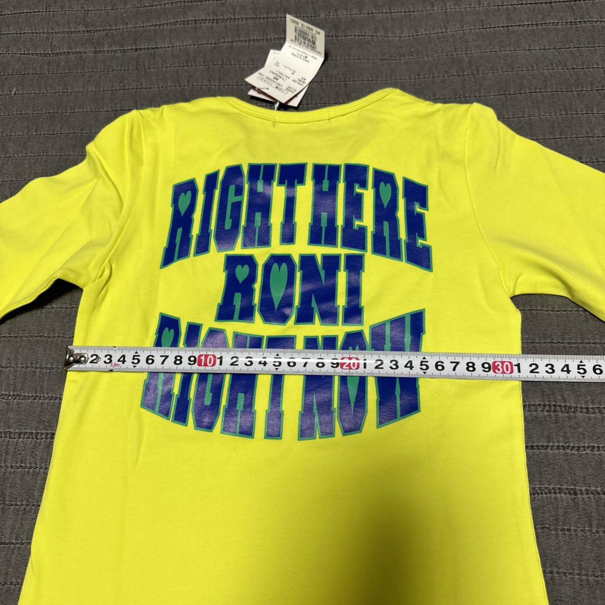 新品RONIロニィ　七分袖Tシャツ140 ネオンカラーロゴ　5880円140 ロンT 半袖Tシャツ　トップス カットソー_画像8