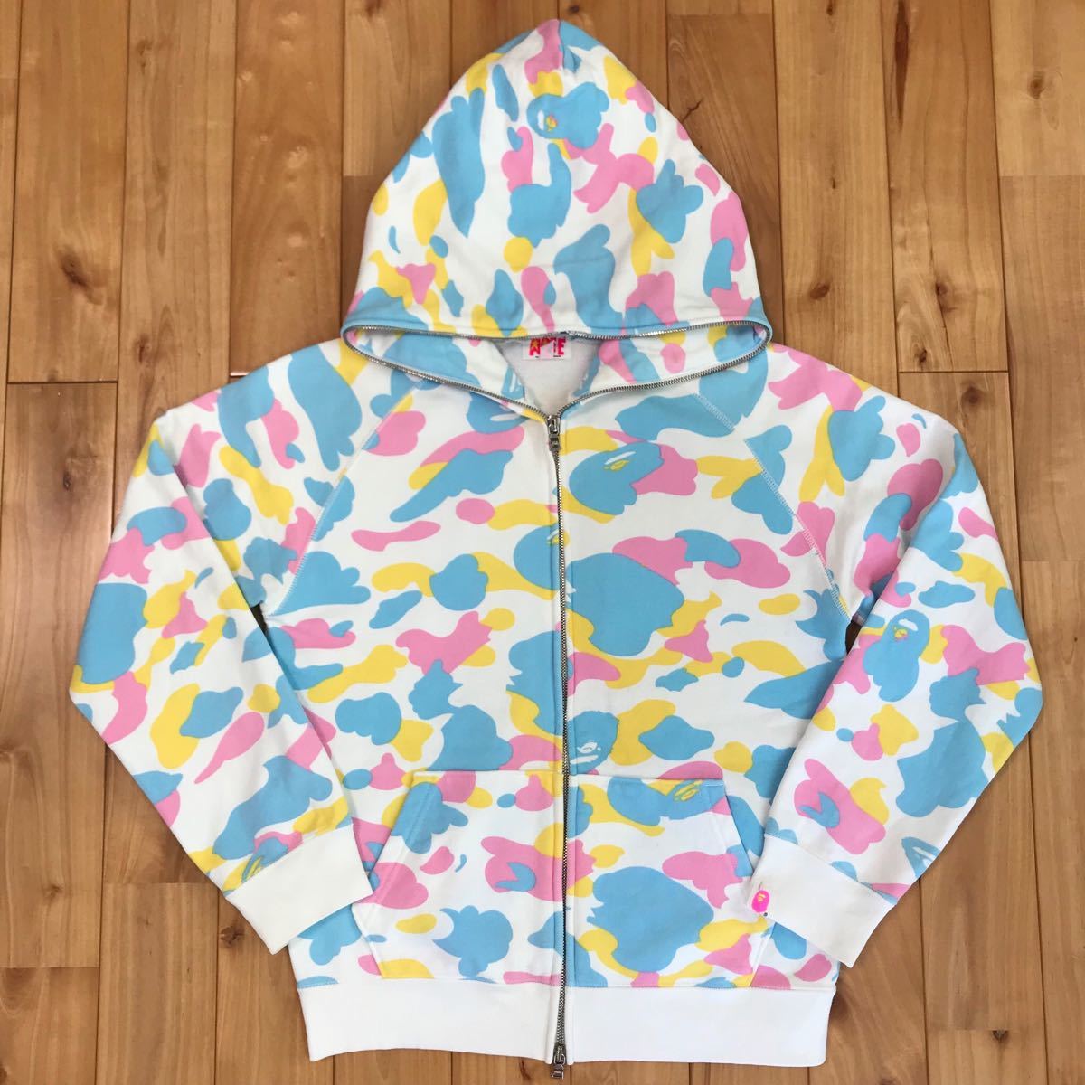 マルチカモ パーカー レディース S a bathing ape bape candy multi