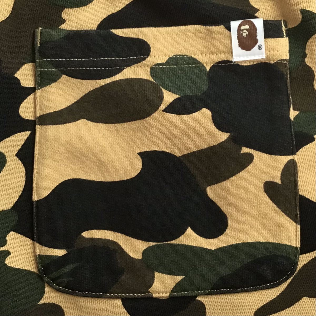 ★XL★ 1st camo yellow シャーク スウェットパンツ a bathing ape BAPE shark sweat pants エイプ ベイプ アベイシングエイプ 迷彩 w1_画像8