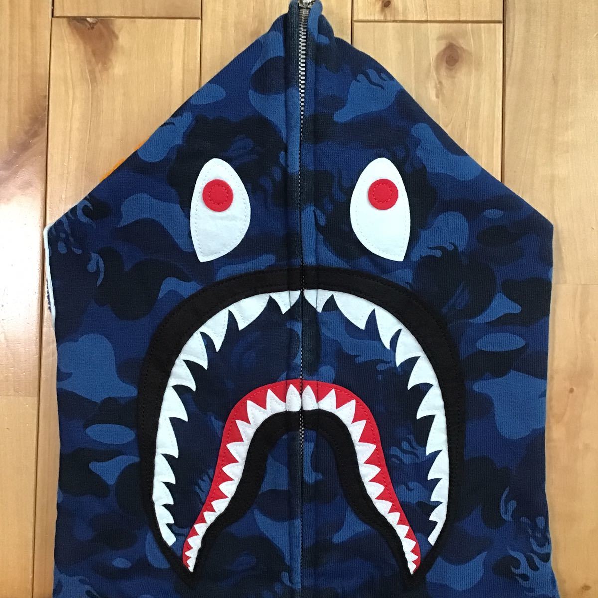 ☆ムック限定☆ XL ファイヤーカモ シャーク パーカー shark full zip