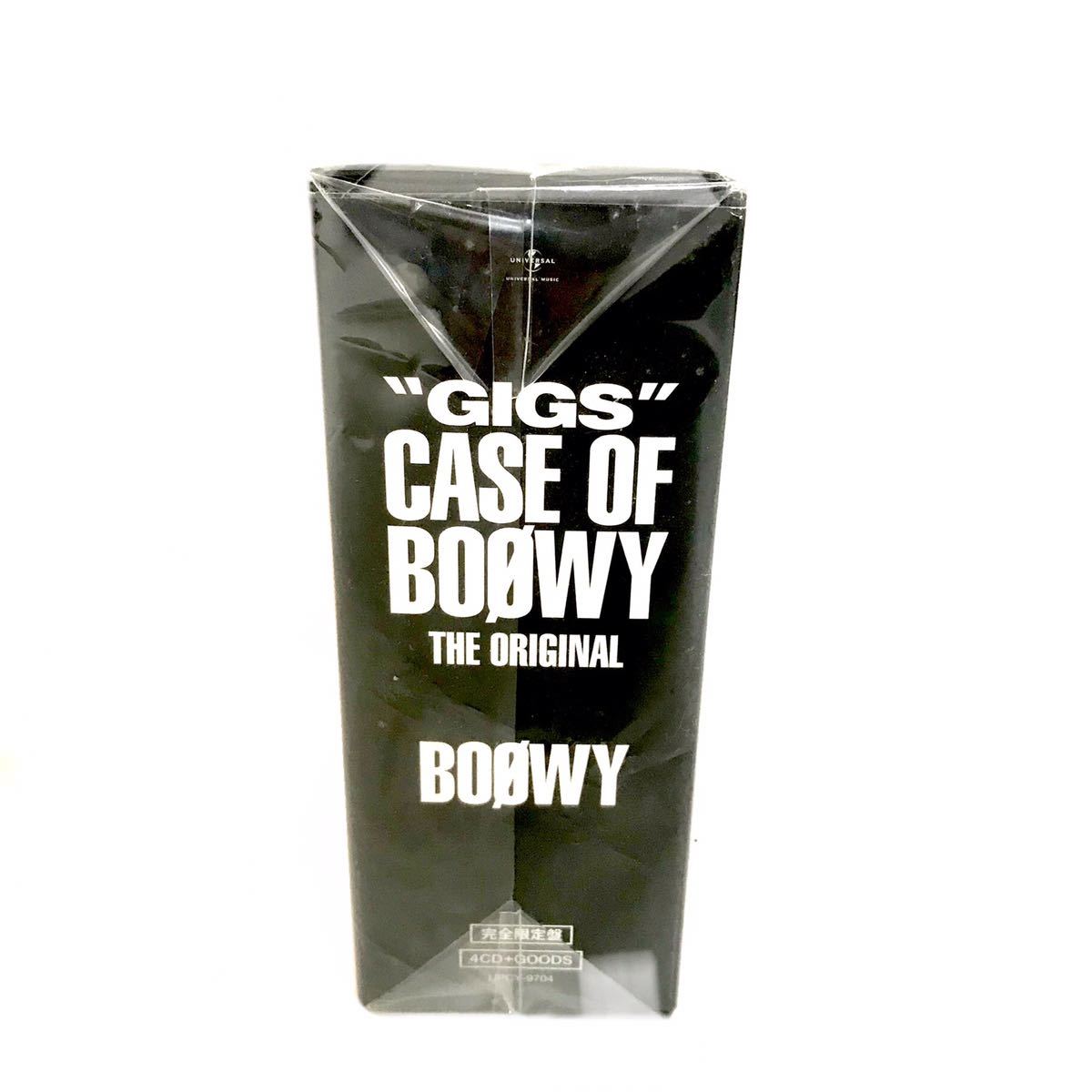 未開封品 BOΦWY CD 'GIGS' CASE OF BOφWY-THE ORIGINAL- 完全限定盤スペシャルボックス CD4枚組＋Tシャツ＋ステッカー封入 セット_画像3