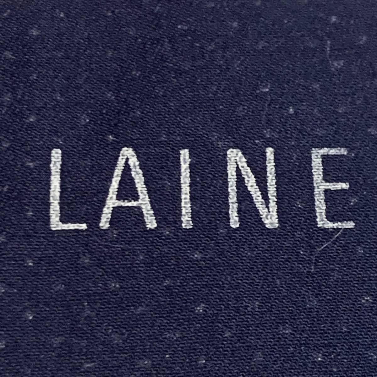 【カット売り】フランス　アンティーク　レア　衣類材質表示　アイロンプリント　LAINE ウール_実際にアイロンプリントしてみた見本です。