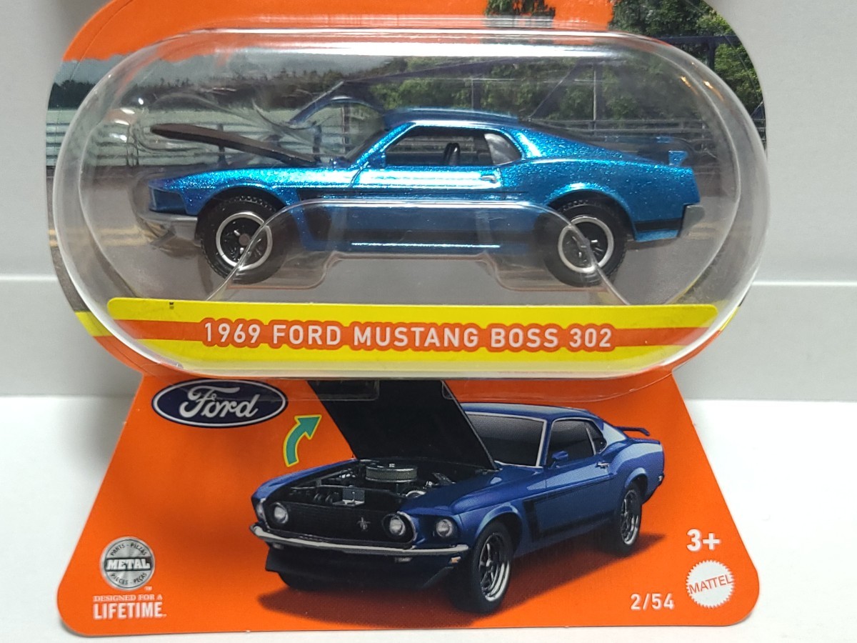 同梱可 MATCHBOX マッチボックス ムービングパーツ 1969 69 FORD MUSTANG BOSS 302 フォード マスタング ボス ホットウィール_画像2