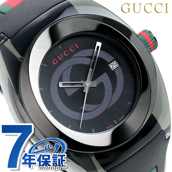 激安】 グッチ 時計 スイス製 メンズ 腕時計 YA137107A GUCCI シンク