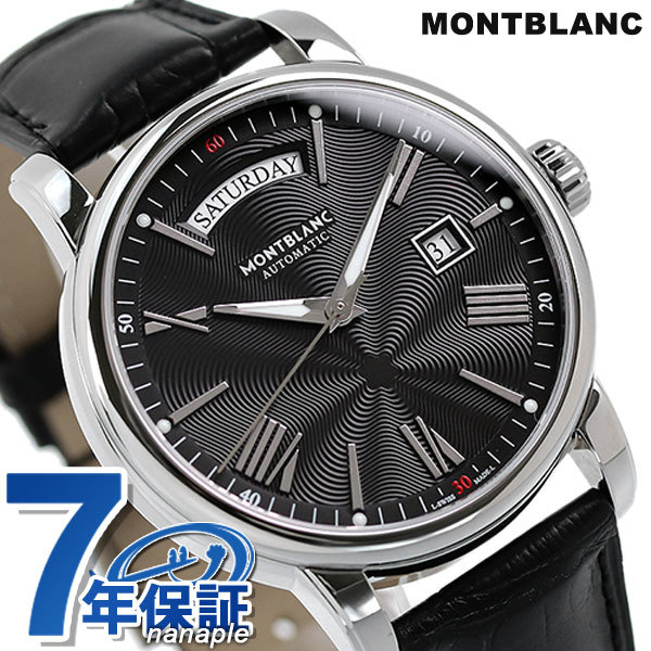 Mont Blanc Watch 4810 Series 40,5 мм Automatic Wrap Men's Watch 115936 Montblanc Black