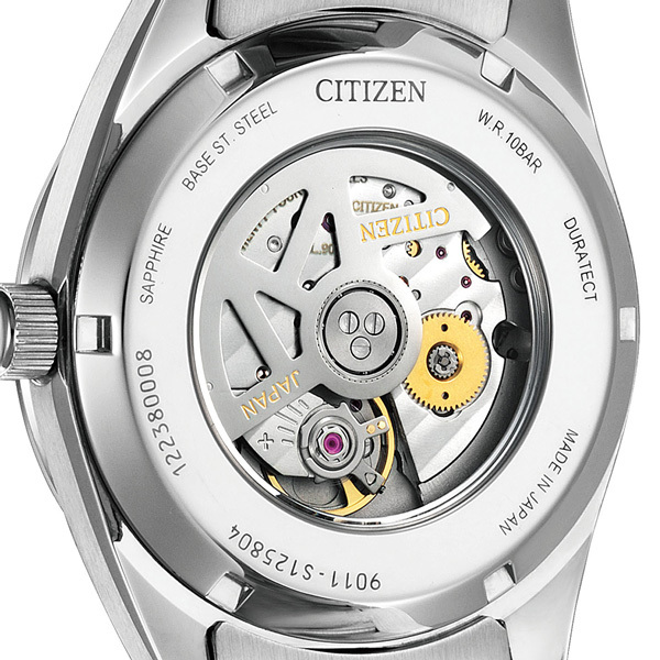 シチズン メカニカル クラシカルライン 日本製 自動巻き メンズ 腕時計 NB1050-59E CITIZEN ブラック_画像7