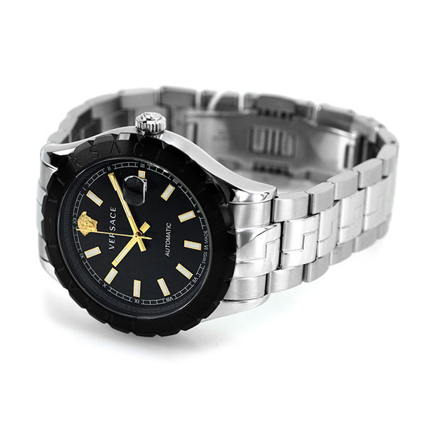ヴェルサーチ 時計 ヘレニウム 42mm 自動巻き メンズ 腕時計 VEZI00321 VERSACE ブラック_画像4