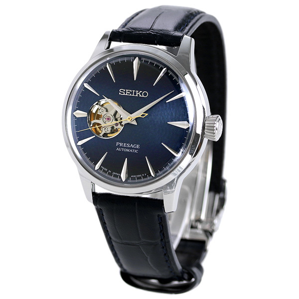 セイコー プレザージュ 自動巻き オープンハート 腕時計 SARY155 SEIKO PRESAGE カクテル STAR BAR_画像2