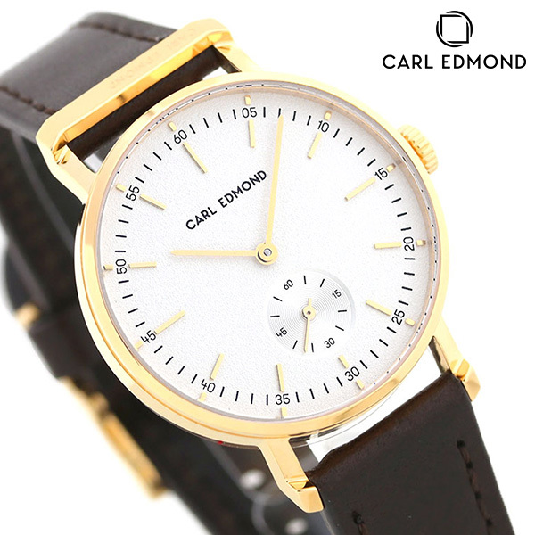 カールエドモンド CARL EDMOND 腕時計 北欧 シンプル ミニマリズム CER3221-DBY16 リョーリット 32mm