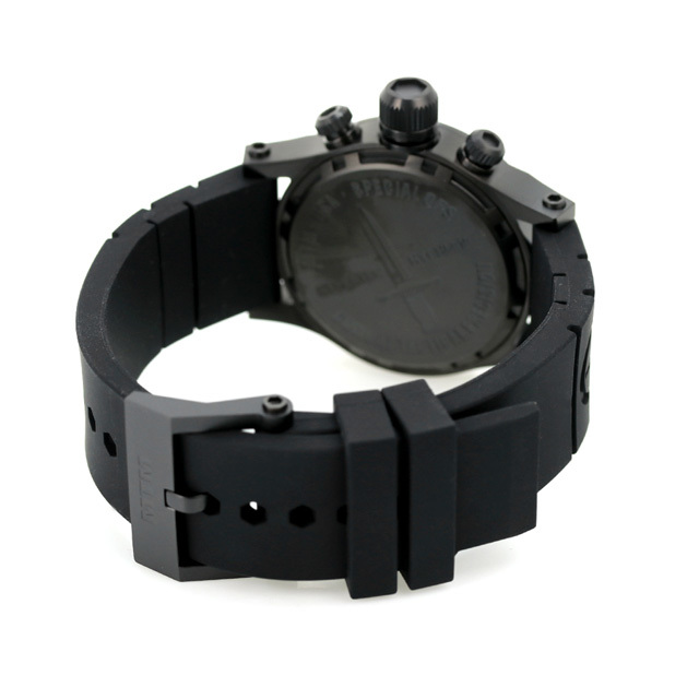 エム ティー エム 腕時計 ハイパーテック クロノ 2 MTM HC2-SB4-LUMI-BR2B-A ペールグリーン ブラック_画像5