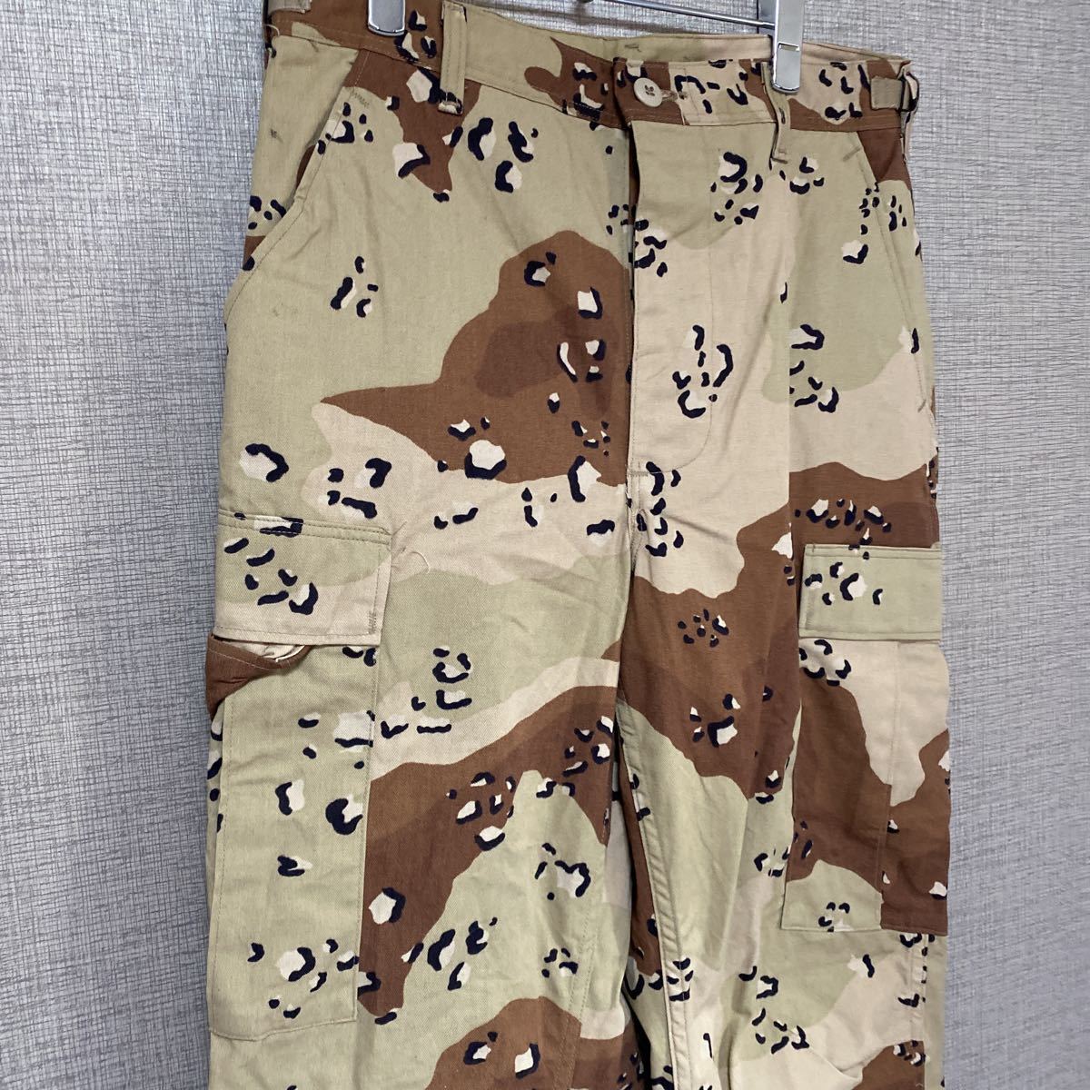 90s chocolate chip duck USA Vintage Vintage cargo pants the US armed forces camouflage US ARMY military old clothes masterpiece duck pattern Army pants rare 