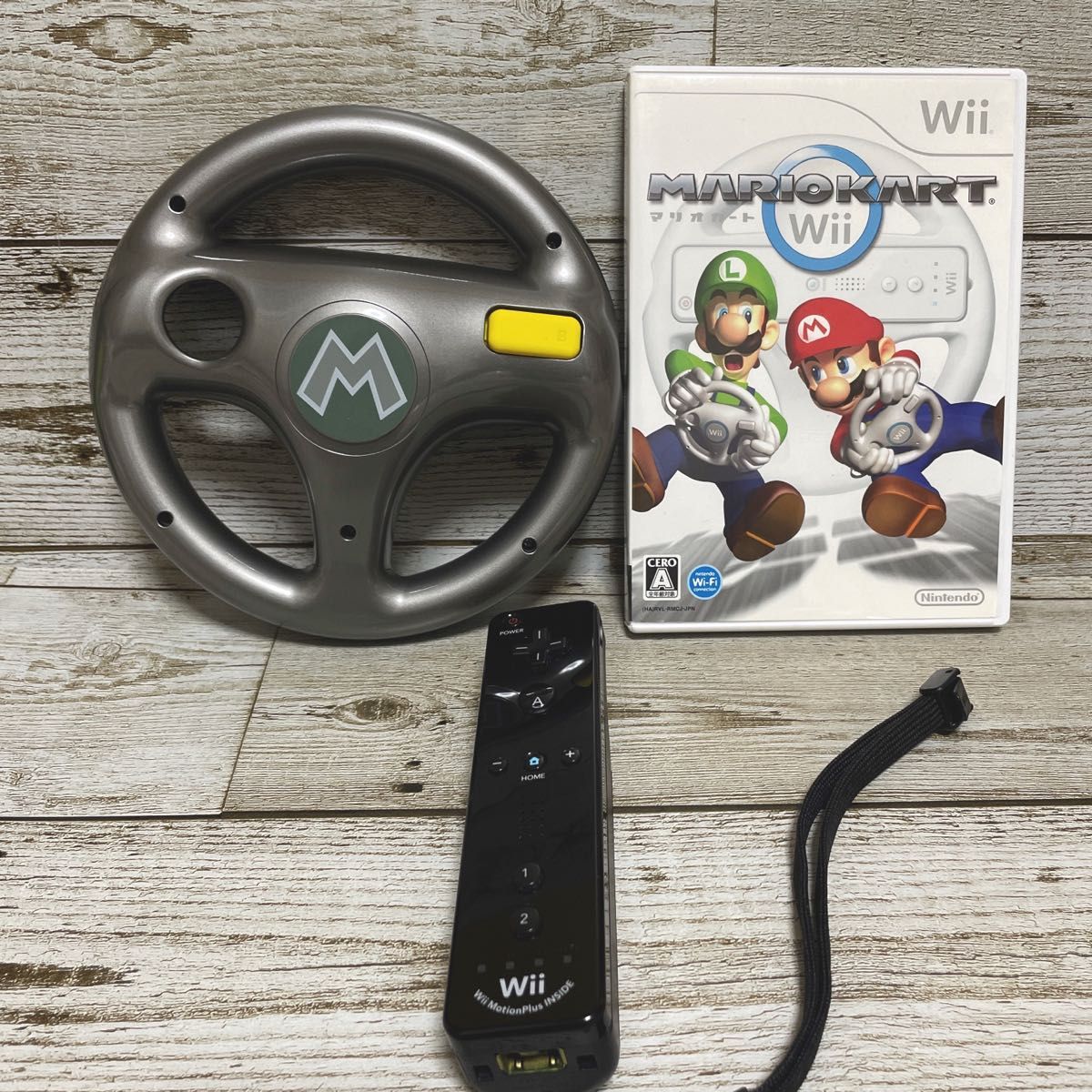 Wii マリオカート ソフト コントローラー ハンドル セット Wii Wii マリオカート ソフト コントローラー ハンドル セット Wii