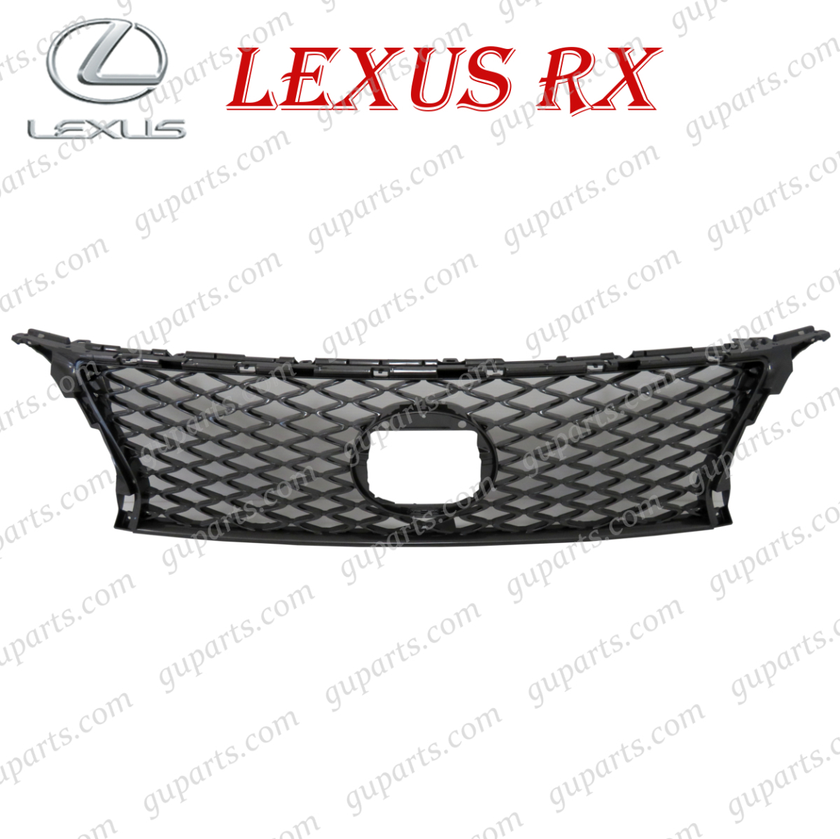 レクサス RX 10 系 後期 F スポーツ フロント ラジエーター グリル 53101-48491 ブラック メタリック RX350 RX450h メッシュ SPORT 黒_画像1