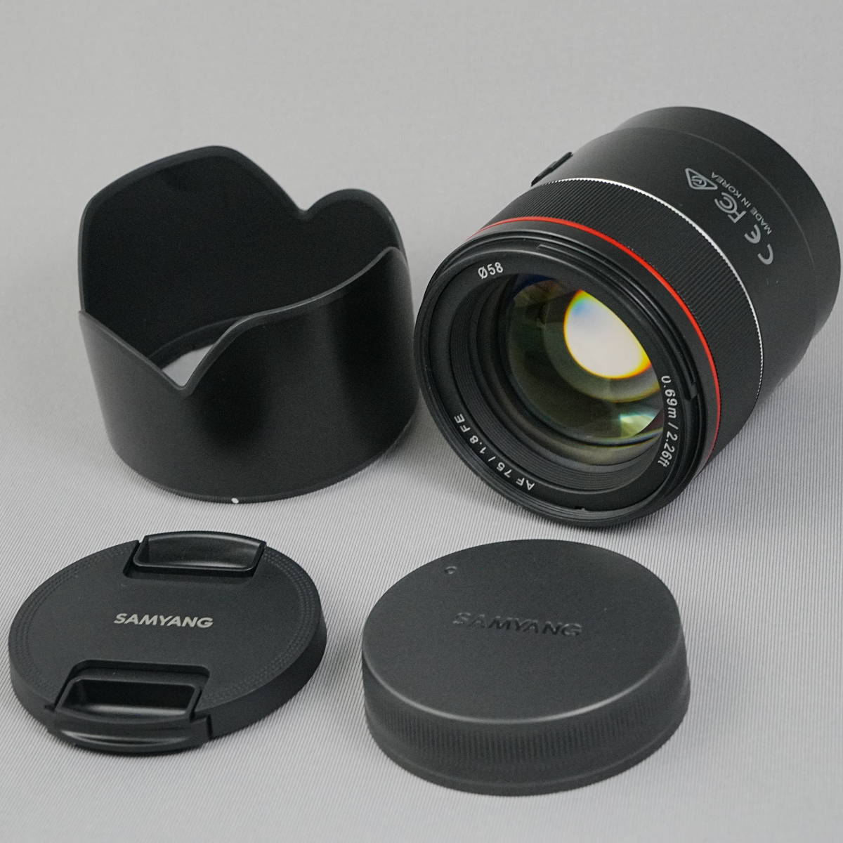 □保証1年残□ SAMYANG AF 75mm F1.8 FE Eマウント ソニー サムヤン
