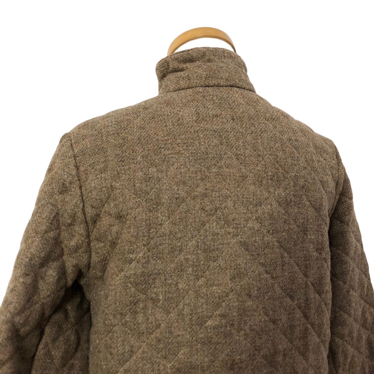 B315 英国製 MACKINTOSH SCOTLAND マッキントッシュ 中綿 キルティングジャケット アウター 上着 羽織り 長袖 ベージュ系 レディース 32の画像7