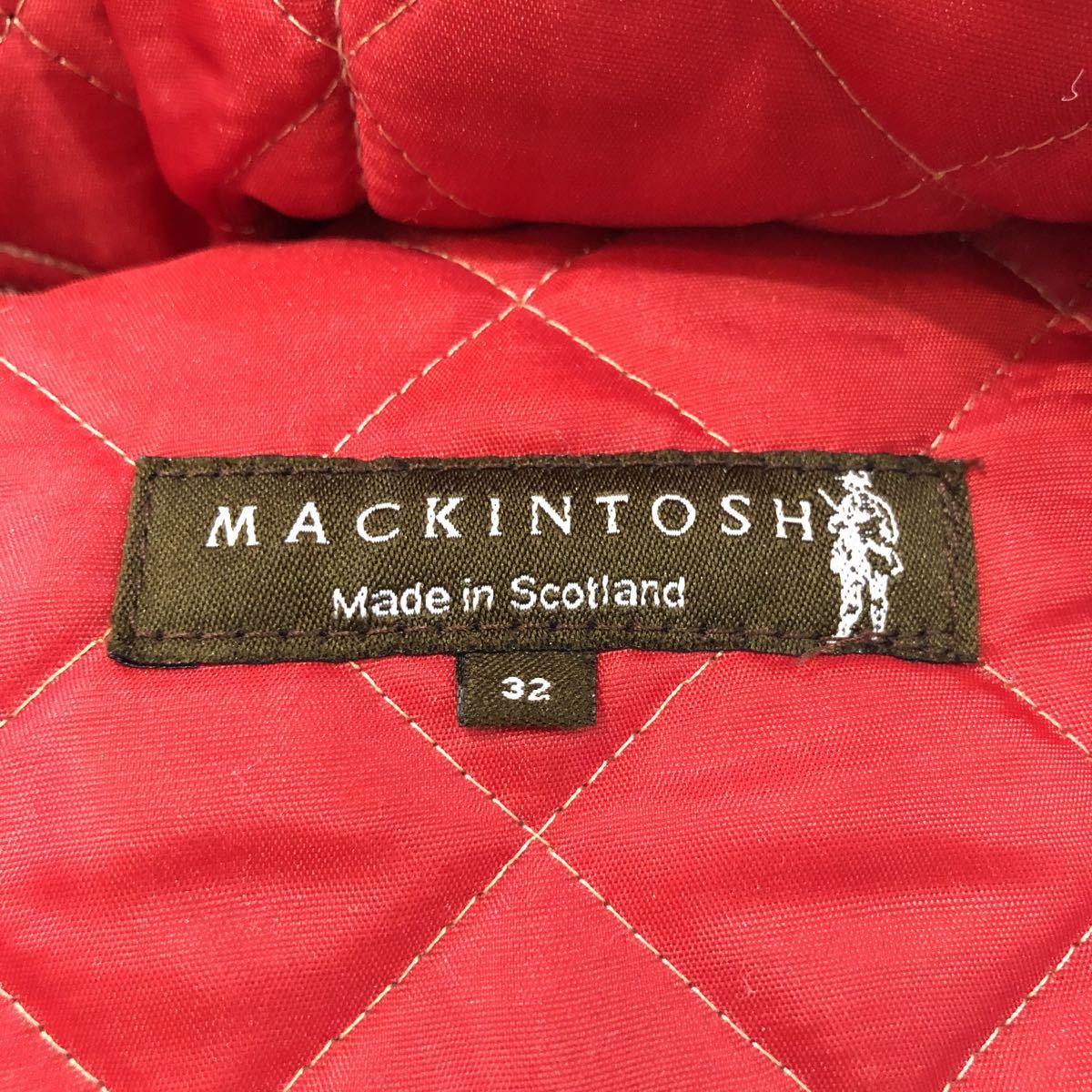 B315 英国製 MACKINTOSH SCOTLAND マッキントッシュ 中綿 キルティングジャケット アウター 上着 羽織り 長袖 ベージュ系 レディース 32の画像10