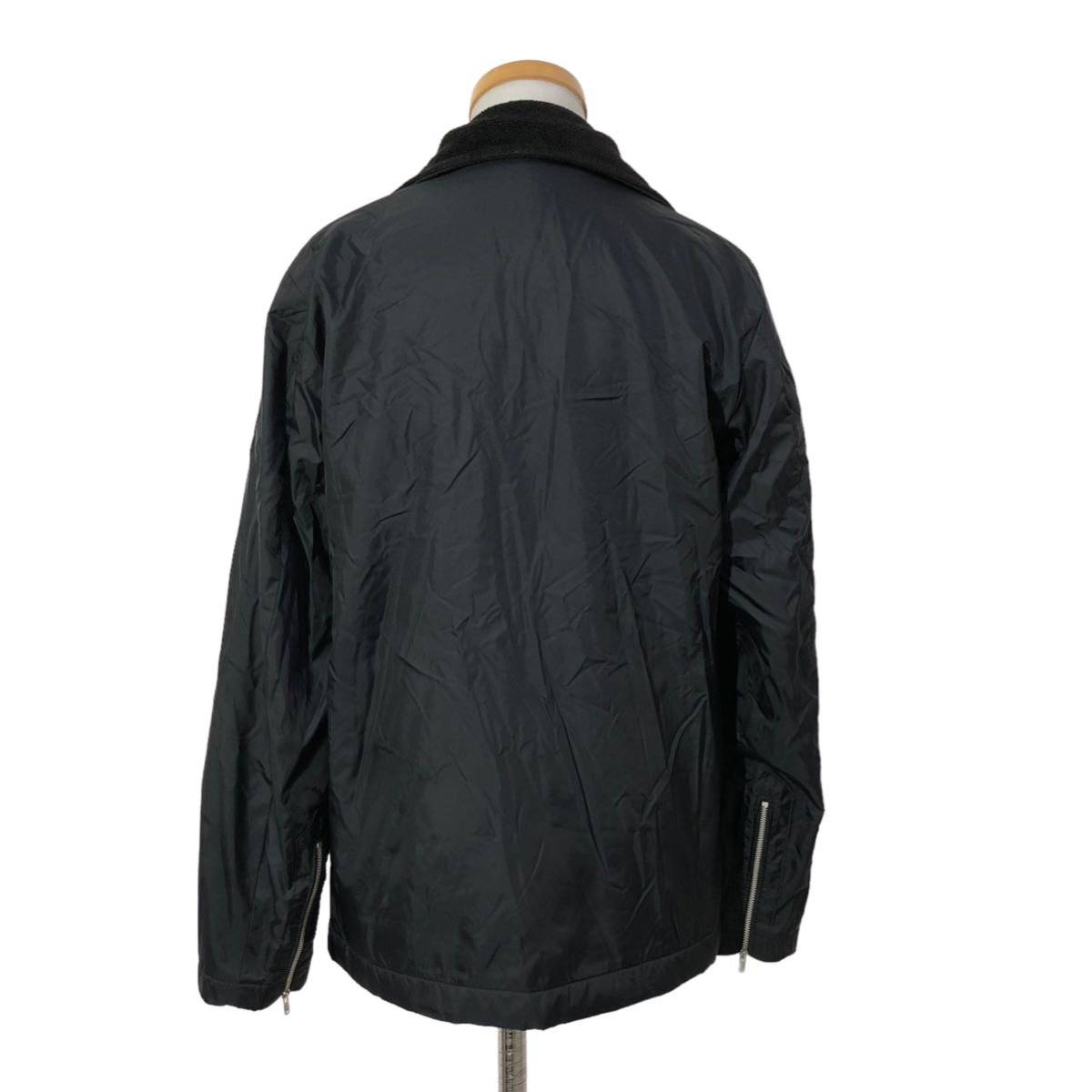 B331 日本製 zucca ズッカ ライダース デザイン ジャケット 裏起毛 アウター 上着 羽織り 長袖 ブラック 黒 レディース M_画像7