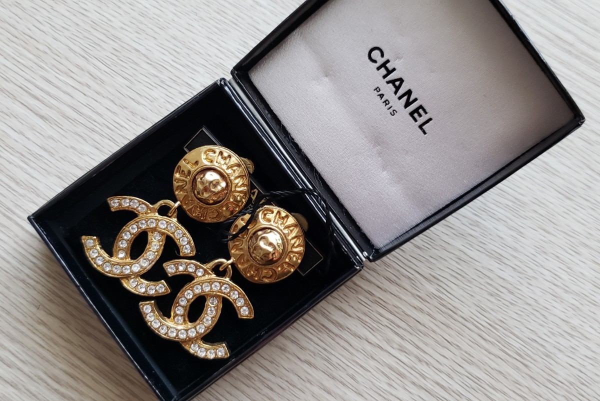 NEW限定品】 CHANEL☆シャネル☆イヤリング☆箱付き☆90年代