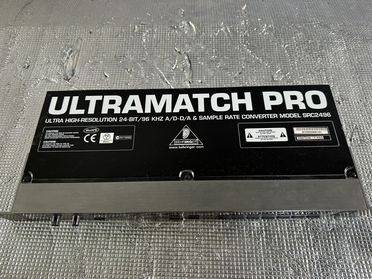 BEHRINGER ベリンガー SRC2496 ULTRAMATCH PRO通電ジャンク品_画像2