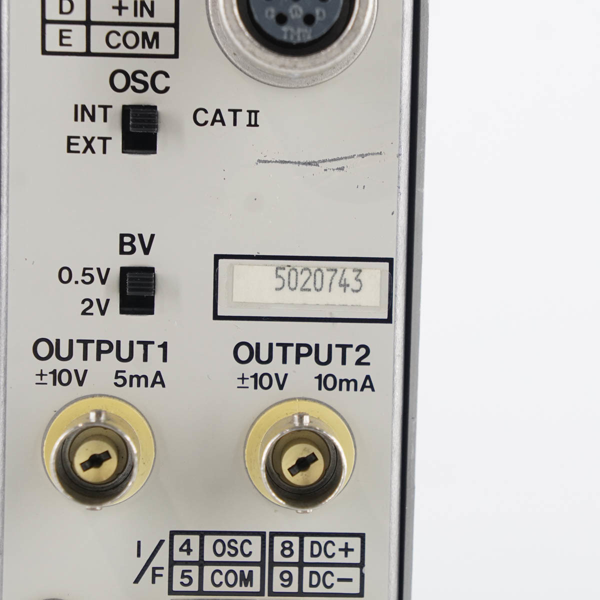 [DW] 8日保証 08/2021CAL AS1803R NEC Avio アビオニクス 動ひずみ測定器 電源コード 取扱説明書[04779-0135]_画像9