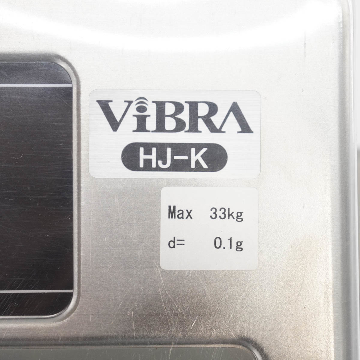 [DW]8日保証 11/2021CAL HJR-33K ViBRA HJ-K SHINKO DENSHI 新光電子 台はかり 高精度・高機能音叉式電子はかり ひょう量33kg.[05309-0368]_画像6