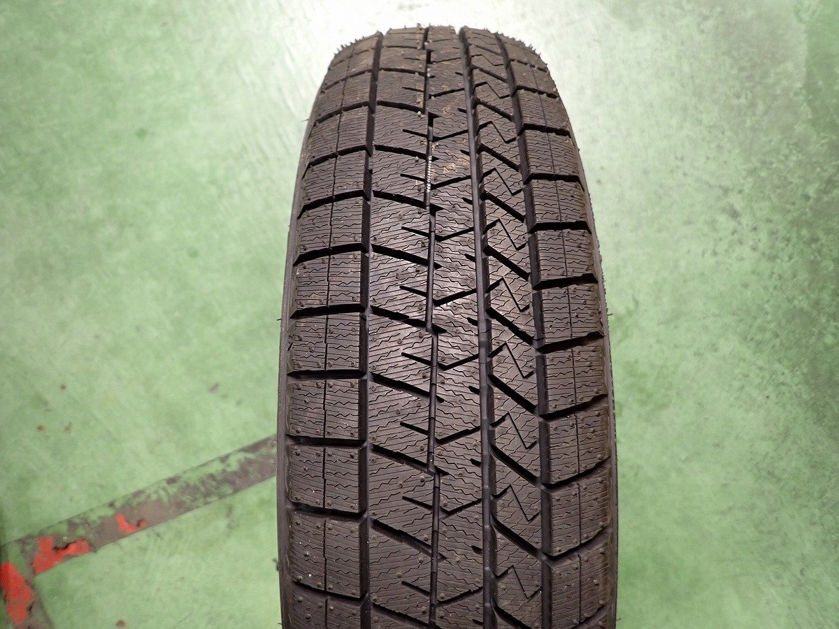 RK1094【送料無料145/65R15】1本 ダンロップ WINTERMAXX WM03 2020年製 未使用品 スタッドレスタイヤ アイ アイミーブなどへ《即決》_画像3