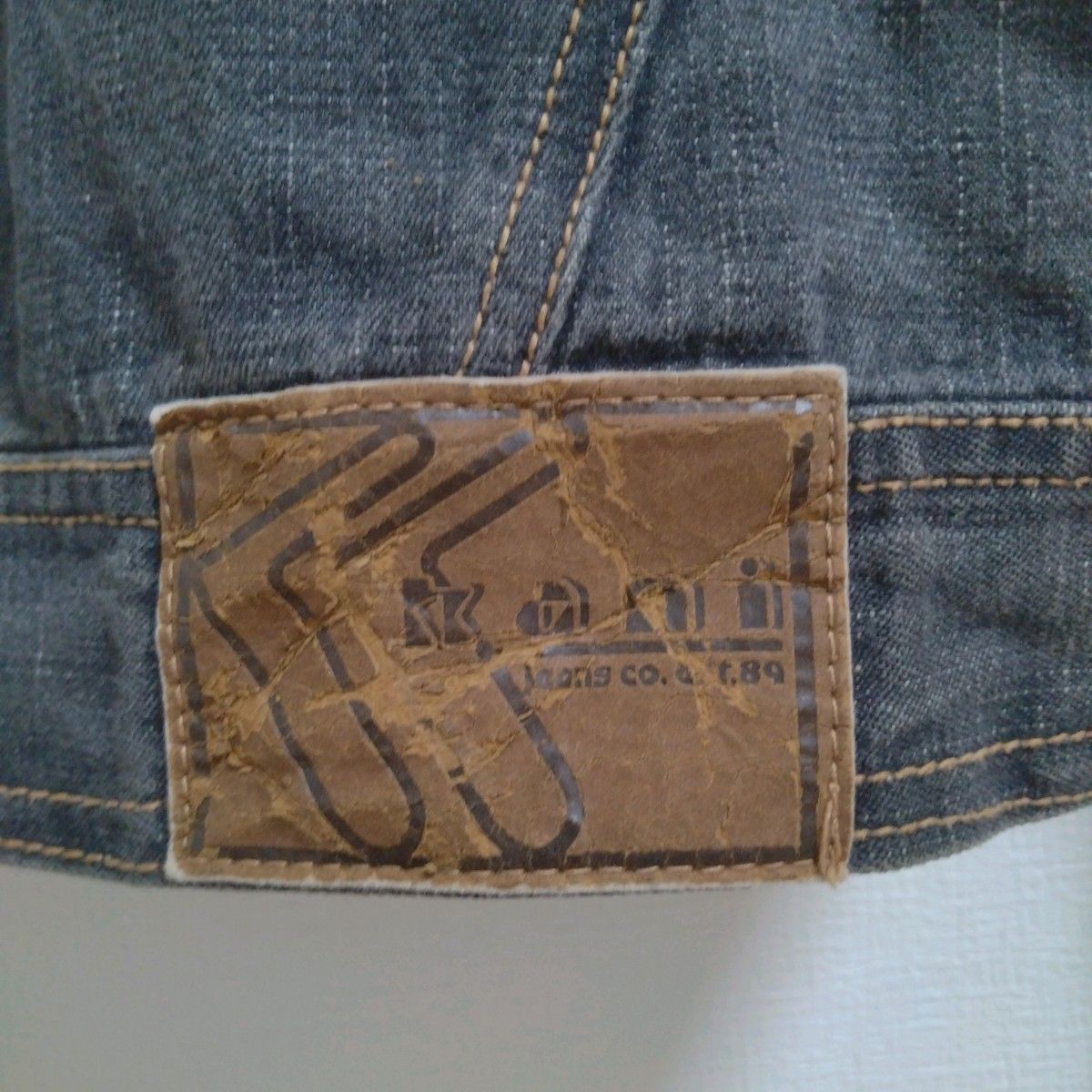 KARL KANI　JEANS　カールカナイ　ブラックデニム　ジャケット　Gジャン　カバーオール