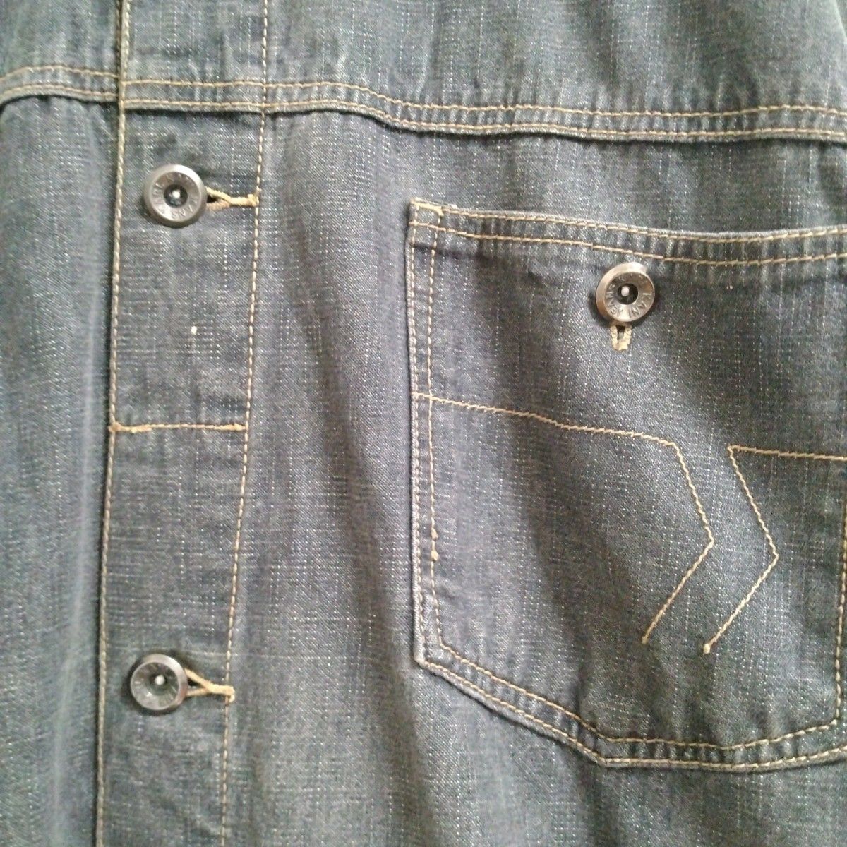 KARL KANI　JEANS　カールカナイ　ブラックデニム　ジャケット　Gジャン　カバーオール