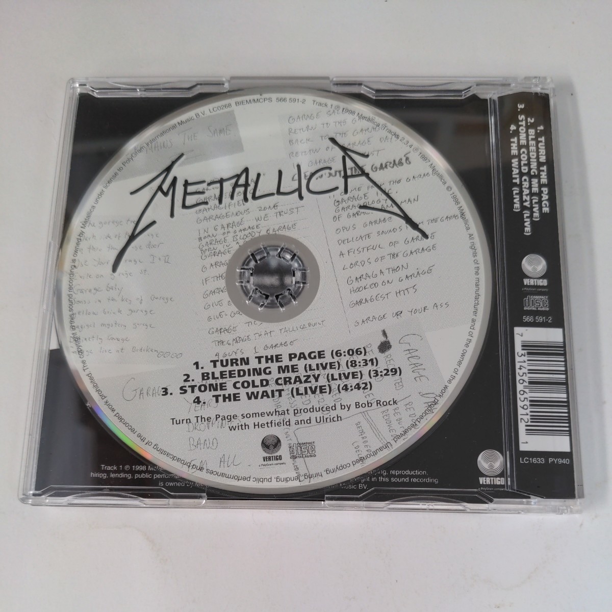 Metallica　US　ヘヴィメタル　ハードロック　Heavy Metal Hard Rock　輸入盤シングルCD 2枚セット_画像7