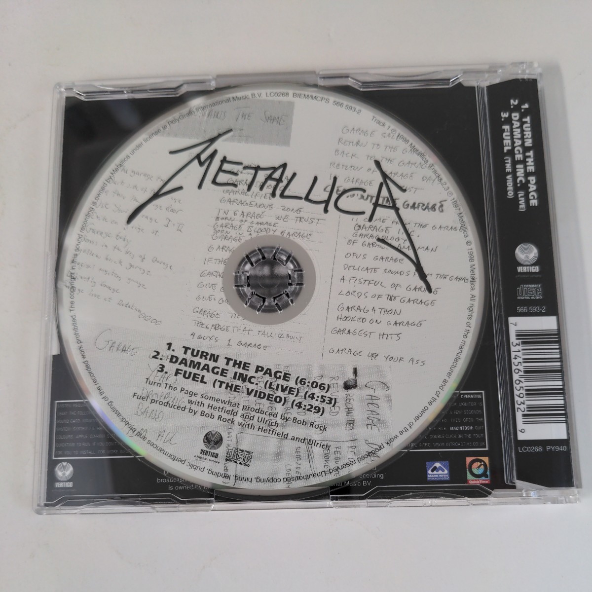Metallica　US　ヘヴィメタル　ハードロック　Heavy Metal Hard Rock　輸入盤シングルCD 2枚セット_画像8