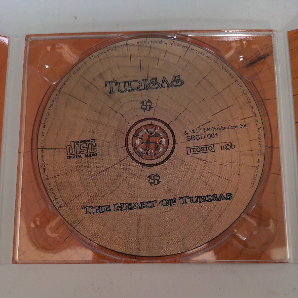 TURISAS　Finland　シンフォニック・ヴァイキング・ヘヴィメタル　Symphonic Viking Heavy Metal Hard Rock　輸入盤シングルCD_画像3