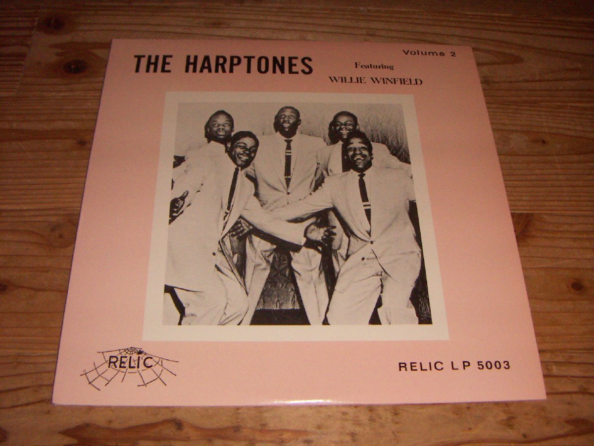 LP：THE HARPTONES FEATURING WILLIE WINFIELD VOLUME 2 ハープトーンズ ウィリー・ウィンフィールド：US盤：ドゥーワップ Doo-wop_画像1