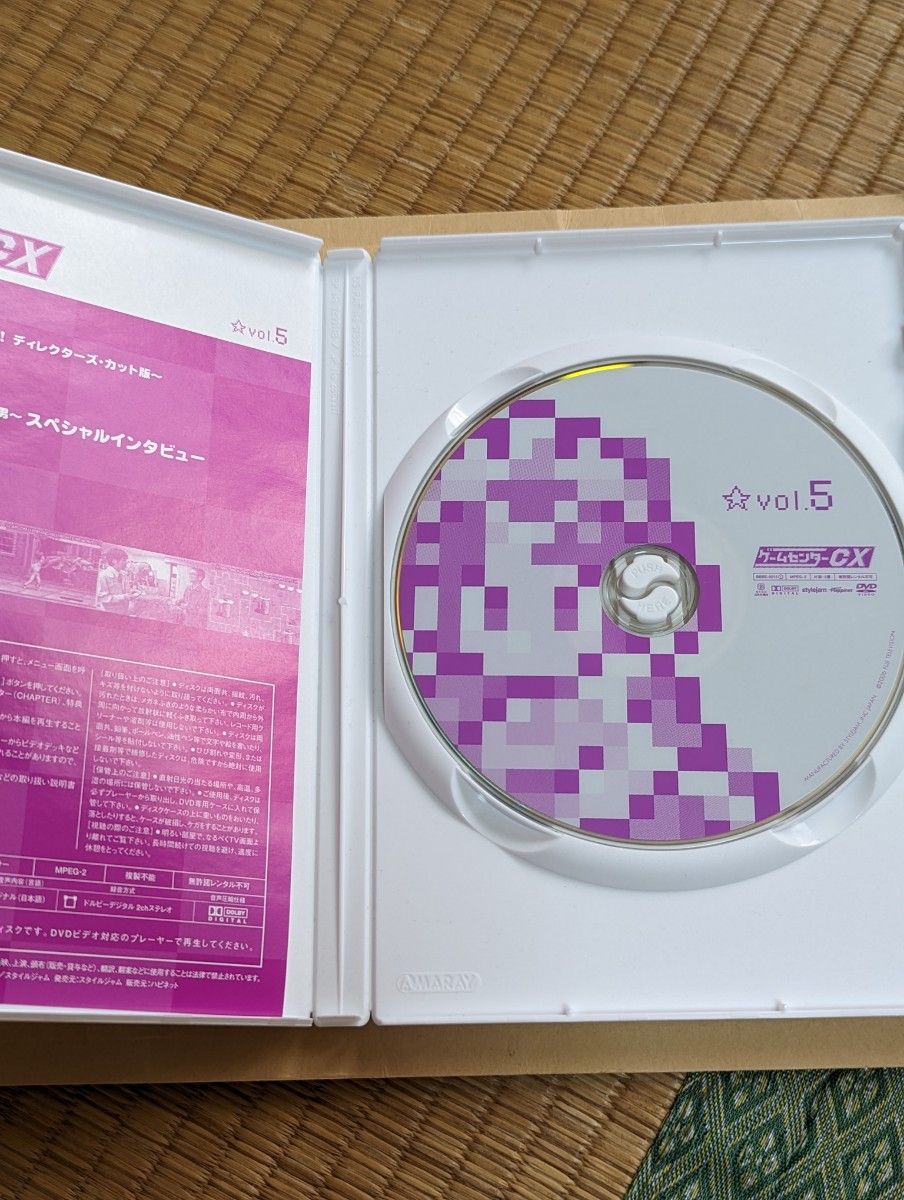 ※欠品、傷み有り　中古品　ゲームセンターcx　DVD-BOX 3　vol.5＋vol.6　有野晋哉