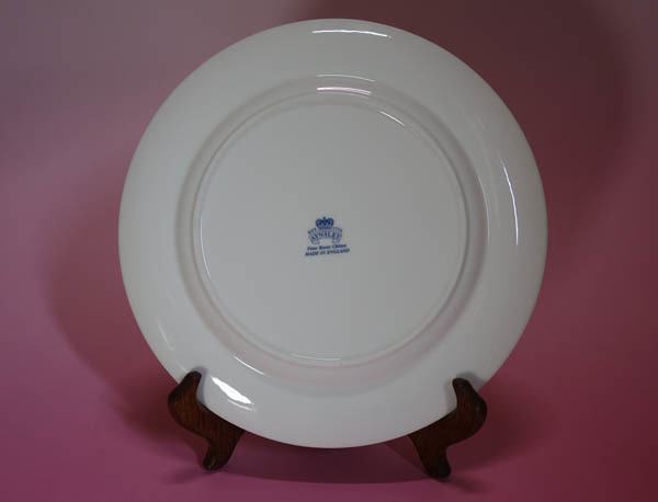 エインズレイ　オーチャードゴールド　デザート　プレート　飾り皿　英国製　AYNSLEY 　２１ｃｍ 　ロイヤルオーチャードゴールド_画像5
