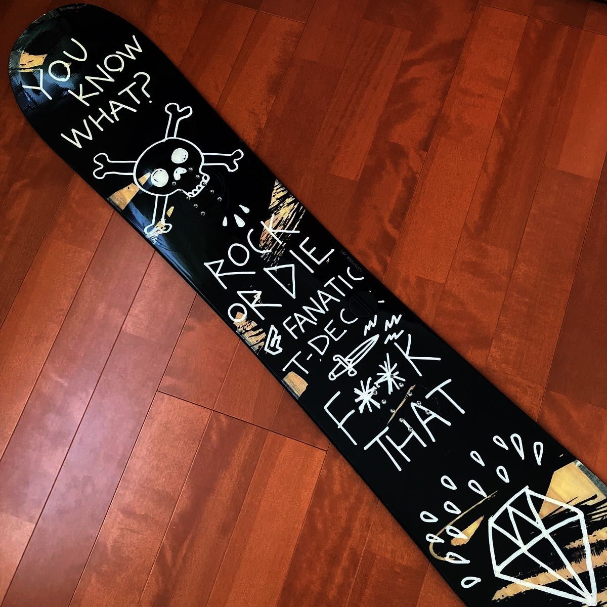 FANATIC T-DECK ファナティック スノーボード 板 147cm スノボー BURTON バートン グラトリ 初心者