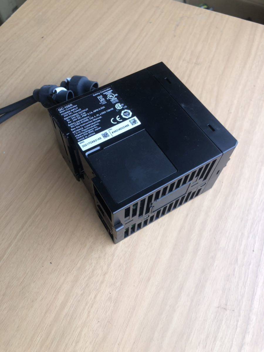 「美品動作保証」KEYENCEキーエンスセーフティコントローラ GC シリーズ メインコントローラ 標準タイプ GC-1000
