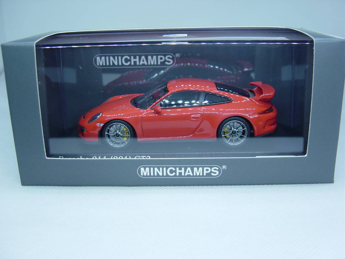 送料350円～ MINICHAMPS Car.tima別注 1/43 Porsche 911 (991) GT3 Lavaorange ポルシェ オレンジ