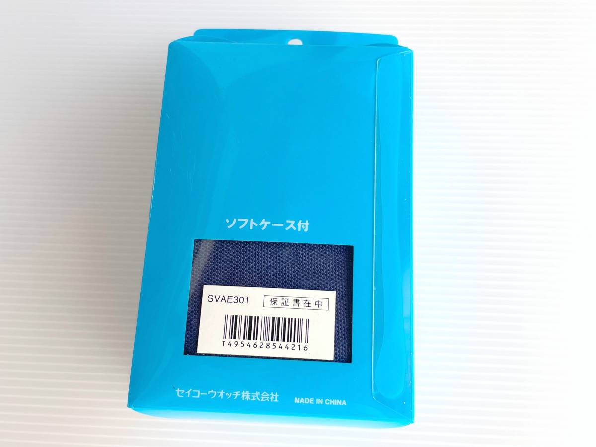 未使用・送料込■SEIKO ストップウォッチ SVAE301 イルミネーテイングライト 5気圧防水 アラーム セイコー■AB-11_画像2