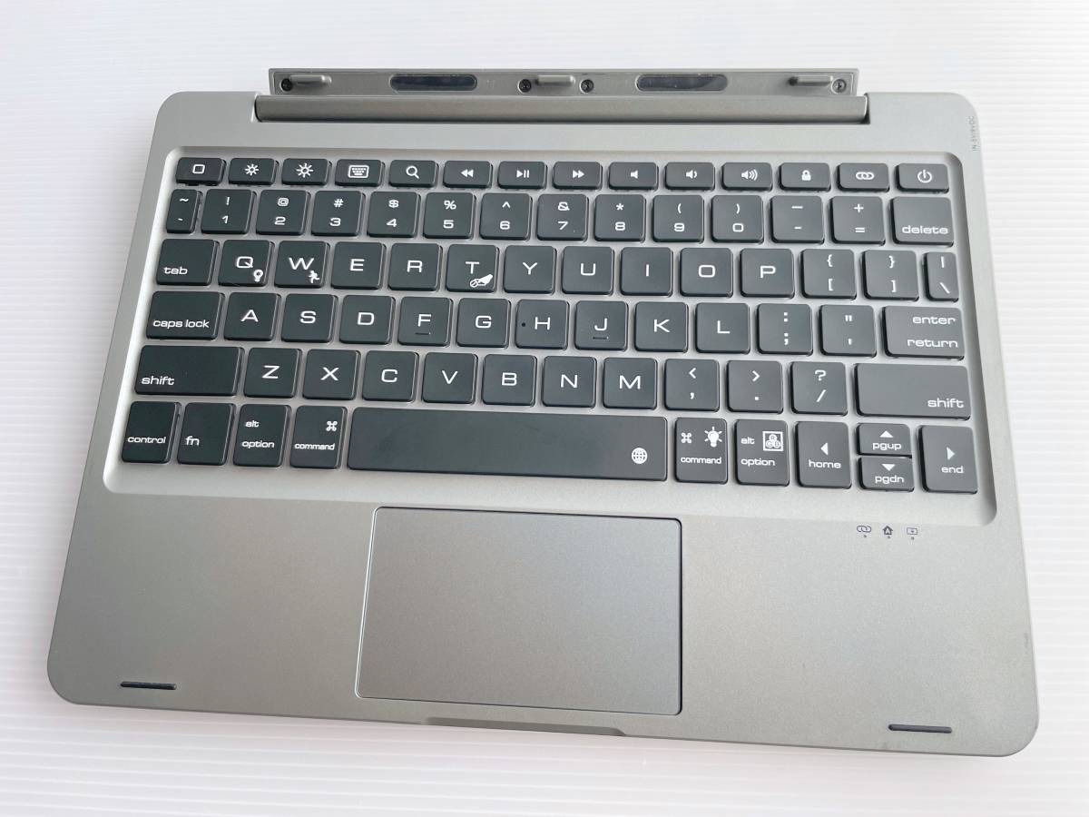 ジャンク・送料込■doqo Touch 第5世代iPad用分離トラックパッドキーボード付きケース スペースグレー■AQ-20の画像4