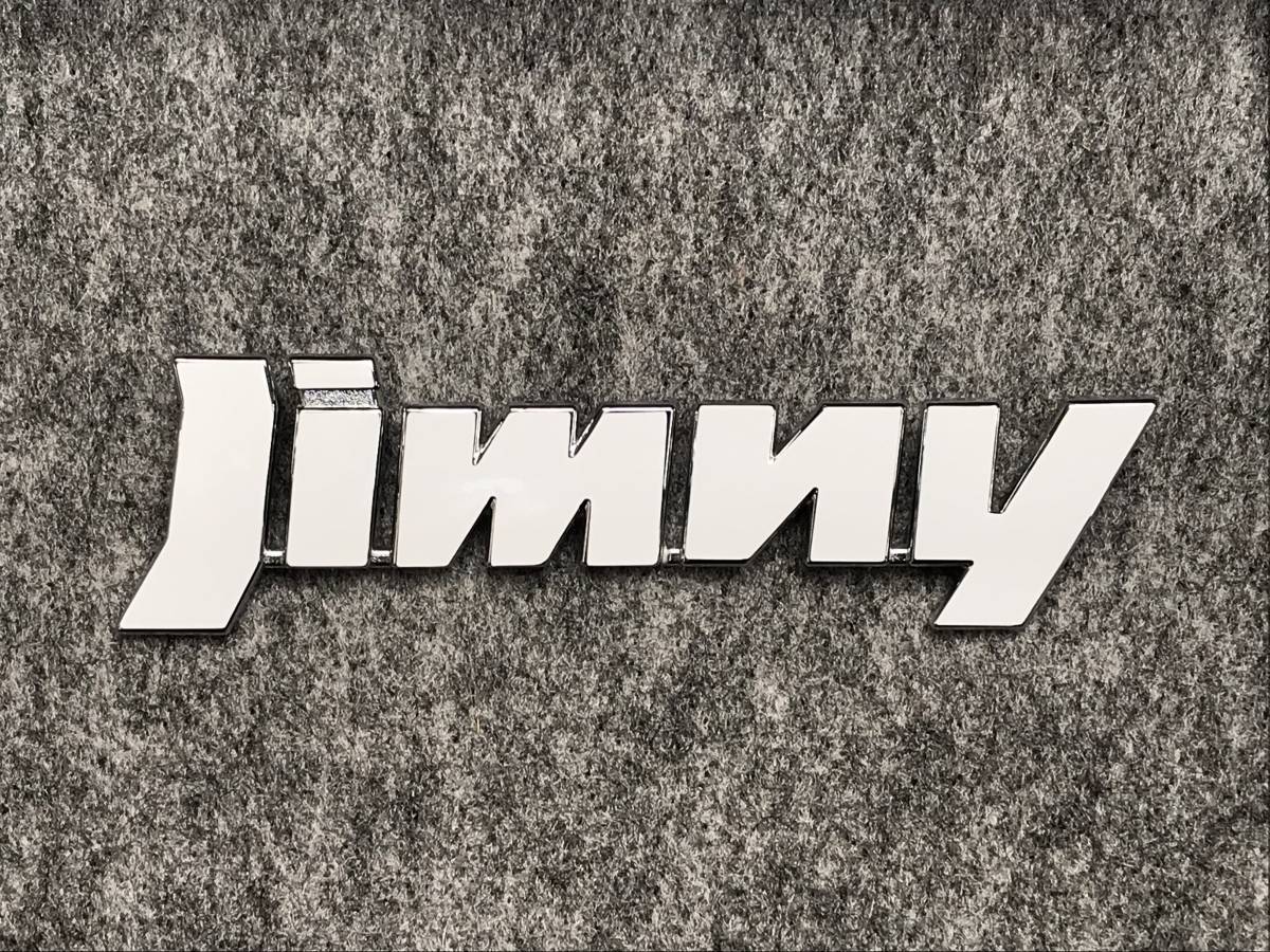 * Jimny * rear emblem sticker * white *JB23|JB64* seal *Jimny* Suzuki * back door * emblem 