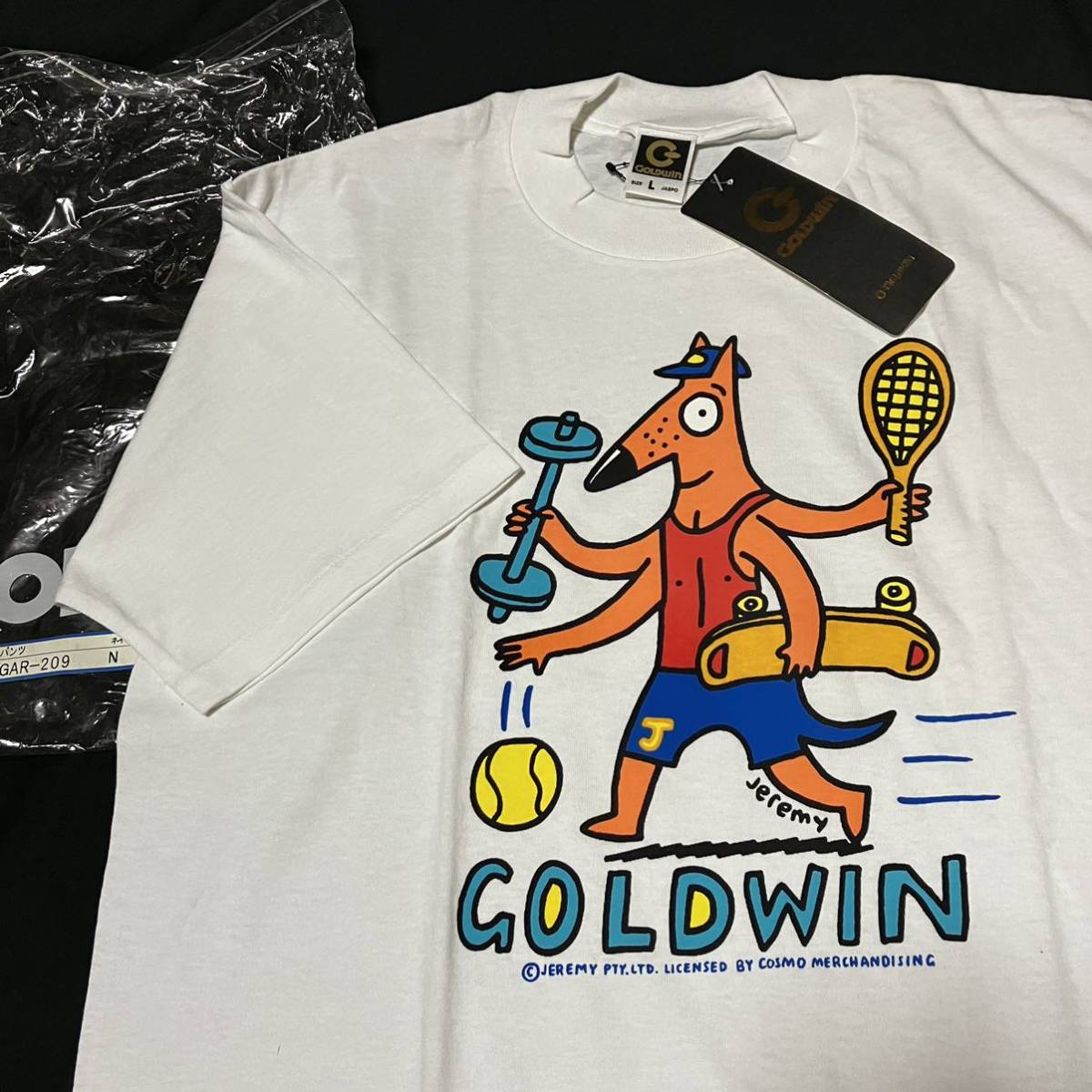 ゴールドウイン　GAM2014J Lサイズ プリントTシャツ 半袖　Tシャツ ヴィンテージ　日本正規品　当時物　goldwin_画像1