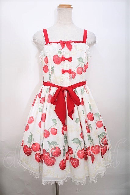 超安い】 Angelic Pretty / Creamy Cherryジャンパースカート Y-23-9-5