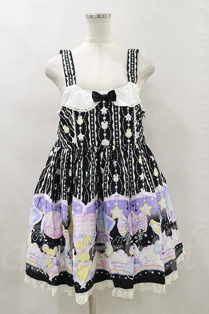 Angelic Pretty / Cotton Candy Shopサロペット H-23-07-17-099h-1-OP-AP-L-NS-ZH-R