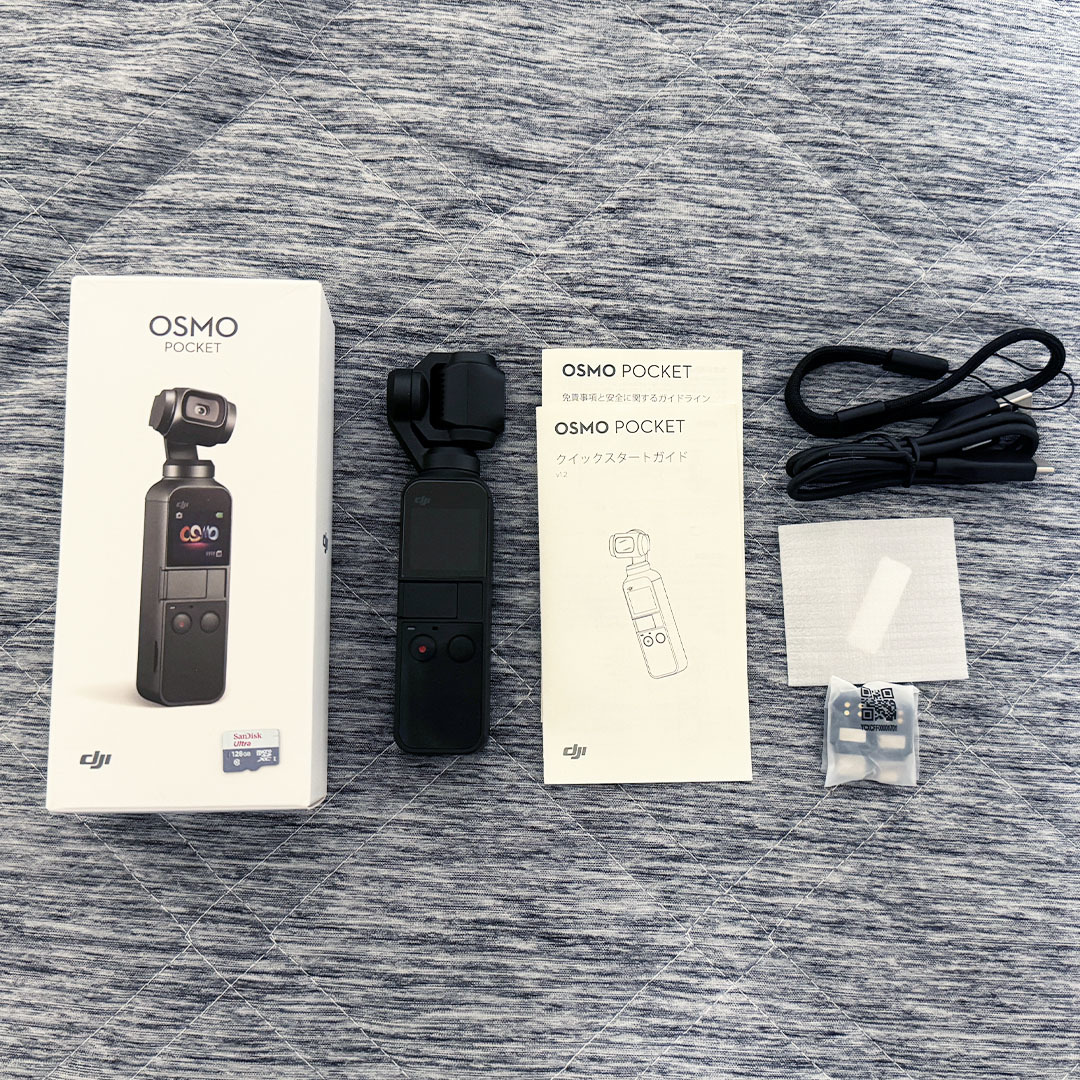 ◇【動作確認品】DJI OSMO POCKET ジンバル ビデオカメラ オマケ