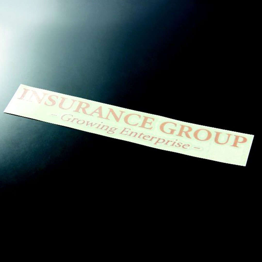 INSURANCE GROUP ステッカー ゴールド 金　1枚　インシュランスグループ growing enterprise VIP セダン ワゴン 送料無料 新品 未使用 ig4_画像1