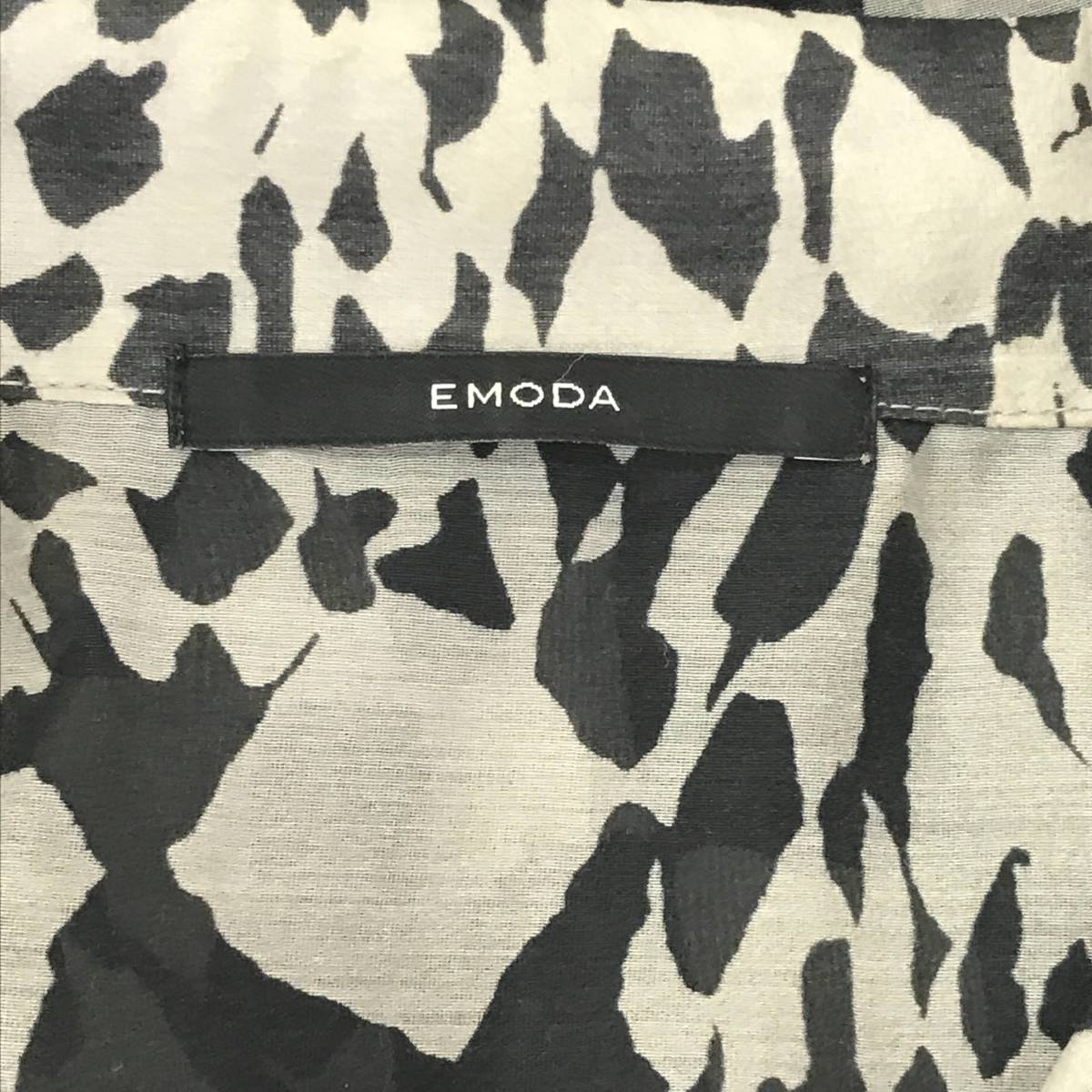 EMODA　エモダ　エアリールーズシャツ　Fサイズ　ライトミックス　オーバーサイズ　透け感あり　S5.2-135　USED_画像7