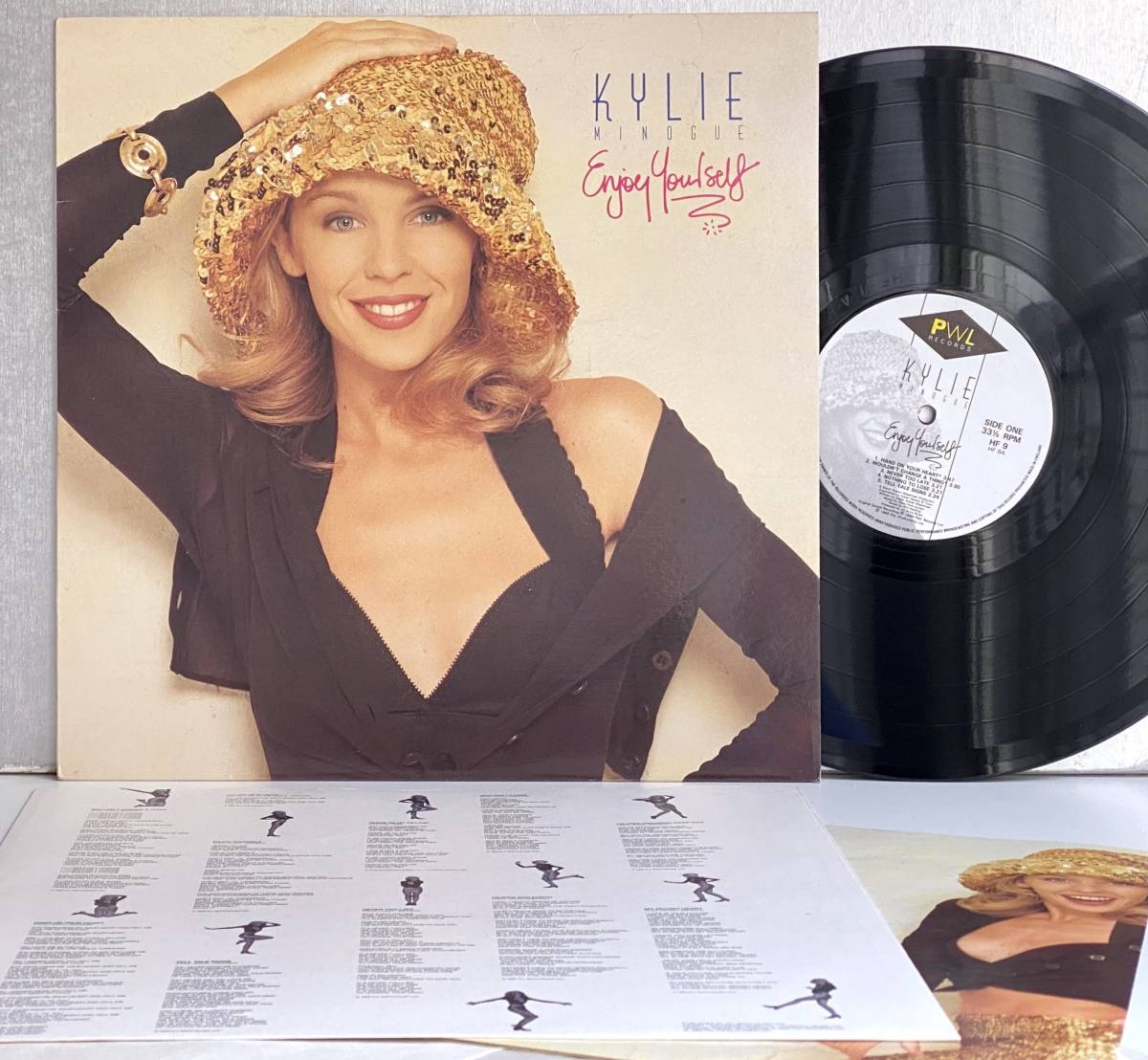 【LP ポスター付】Kylie Minogue - Enjoy Yourself - 1989 - UK - PWL Records ★ PWL Stock, Aitken & Waterman_画像1