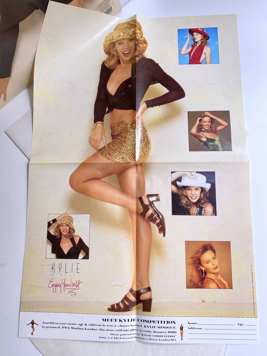 【LP ポスター付】Kylie Minogue - Enjoy Yourself - 1989 - UK - PWL Records ★ PWL Stock, Aitken & Waterman_画像3